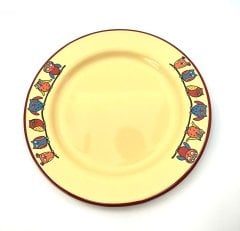 Emaye Tabak-Sarı Baykuş