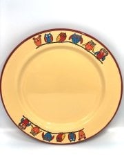 Emaye Tabak-Sarı Baykuş