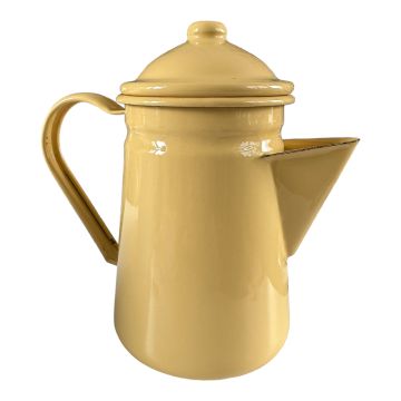 Emaye Demlik-Mavi Kareli Kedi