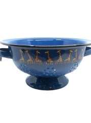 Emaye Süzgeç- Lacivert Zürafa