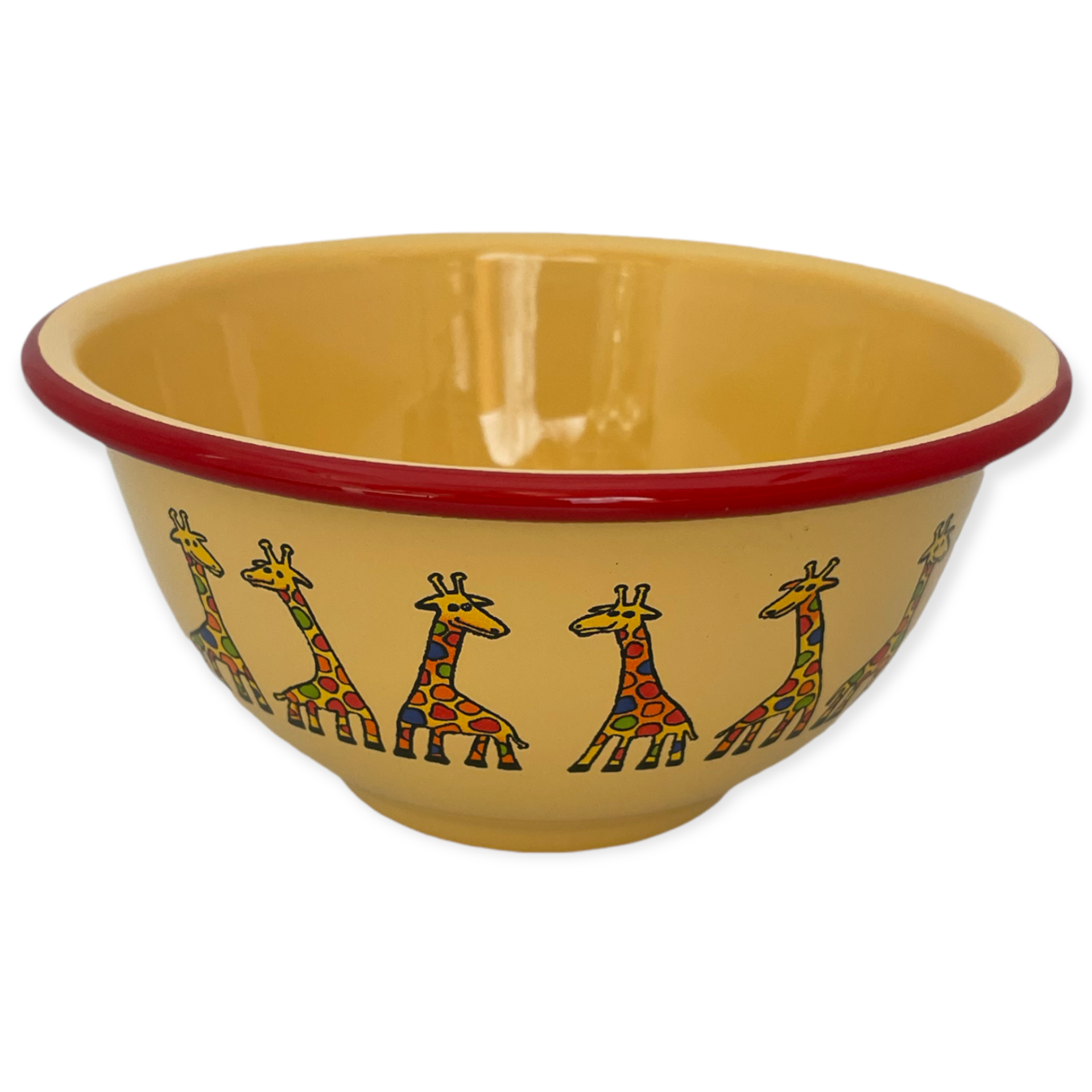 Emaye Kase/12 cm-Sarı Zürafa