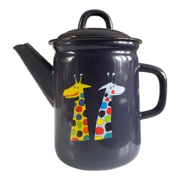 Emaye Büyük Demlik-Mor Zürafa