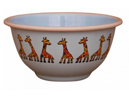 Emaye Kase /12 cm-Açık Mavi Zürafa