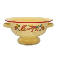 Emaye Süzgeç-Sarı Köpek