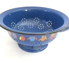 Emaye Süzgeç-Lacivert Baykuş