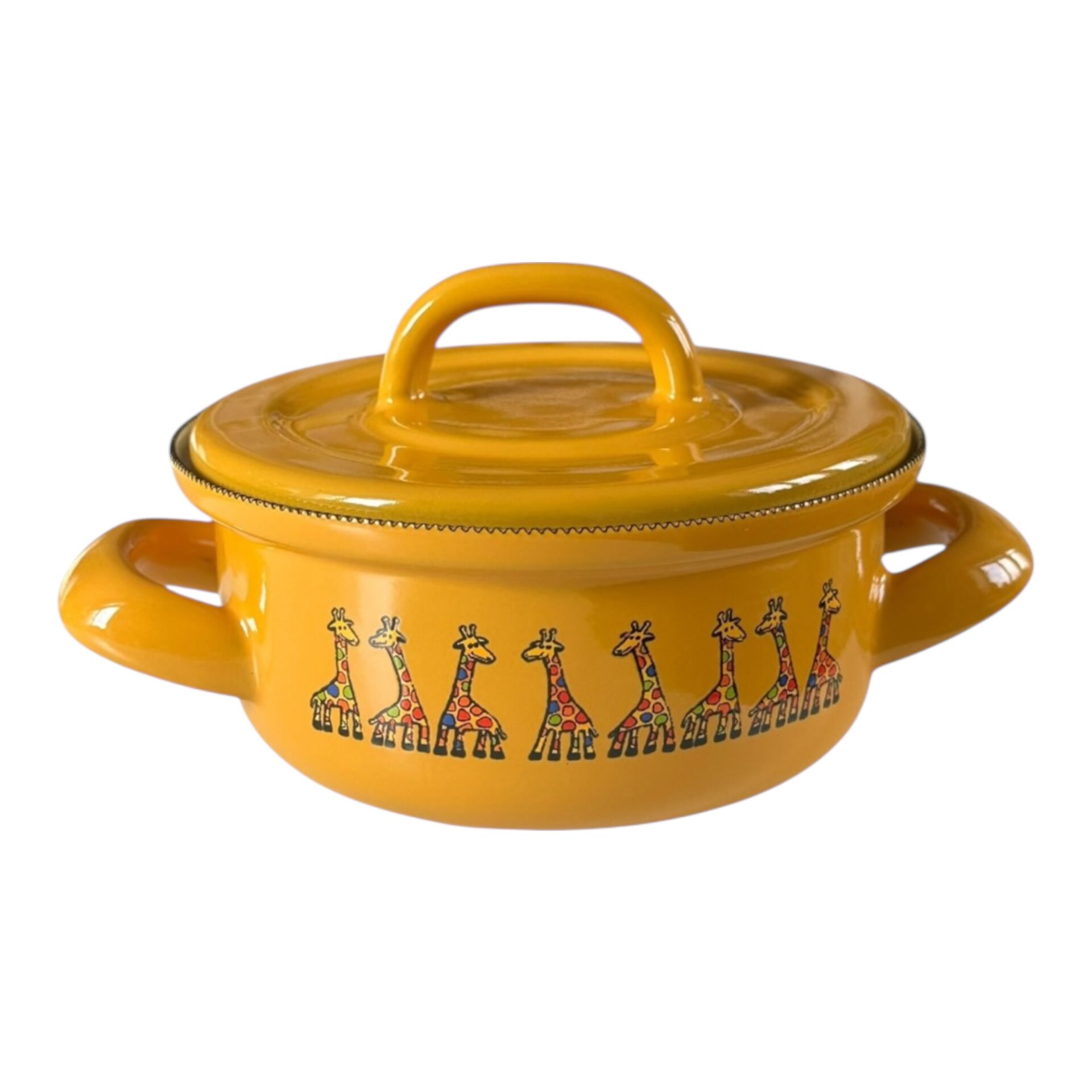 Emaye Tencere-Sarı Zürafa