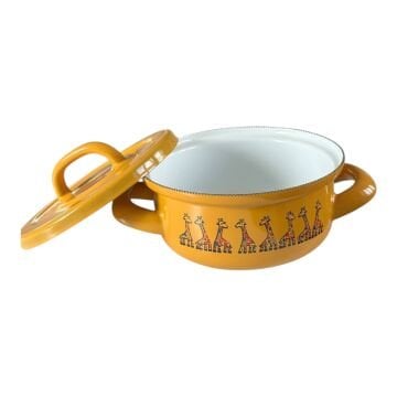 Emaye Tencere-Sarı Zürafa