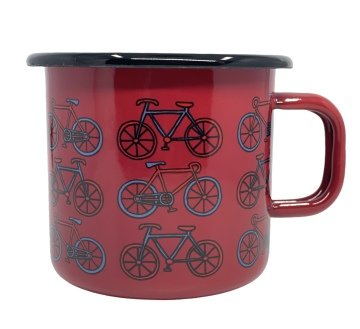 Emaye Bardak- Kırmızı Bisikletler