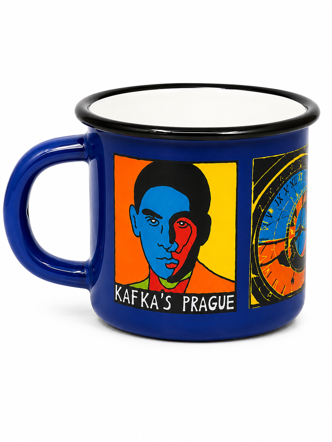 Emaye Bardak-Lacivert Kafka