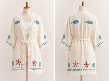Deniz Esintisi Kimono – 90 cm