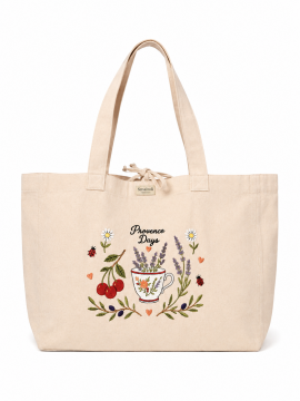 Nakışlı Kanvas Tote Çanta – Provence