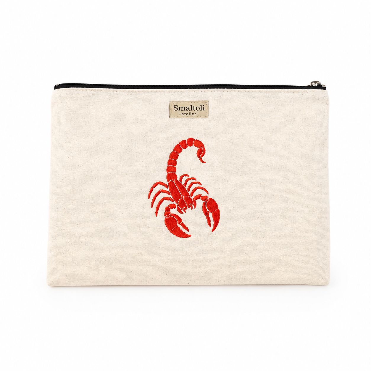Nakışlı iPad Portföy & Clutch Çanta – Yengeç
