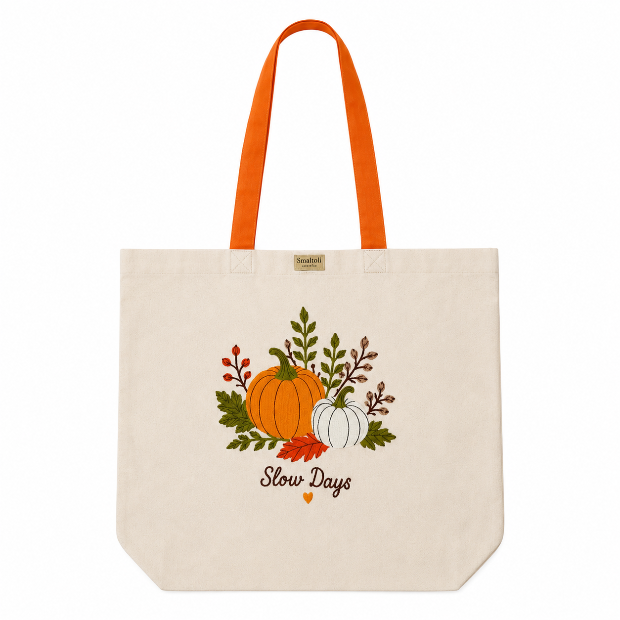 Nakışlı Kanvas Çanta – Slow Days Tote