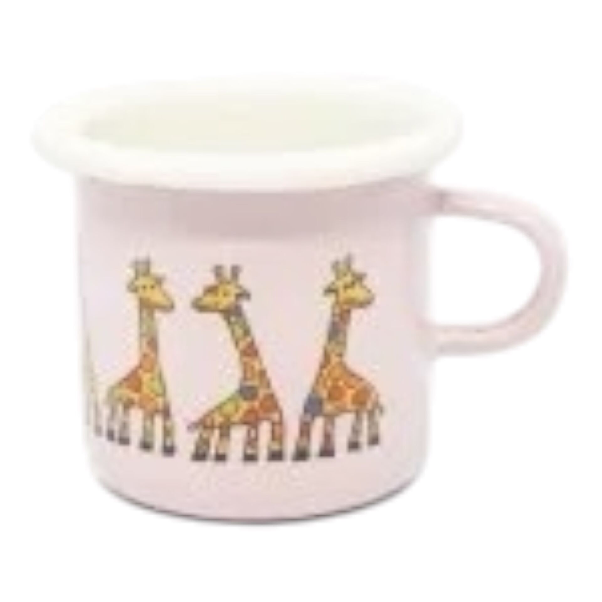 Emaye Minik Bardak-Pembe Zürafa
