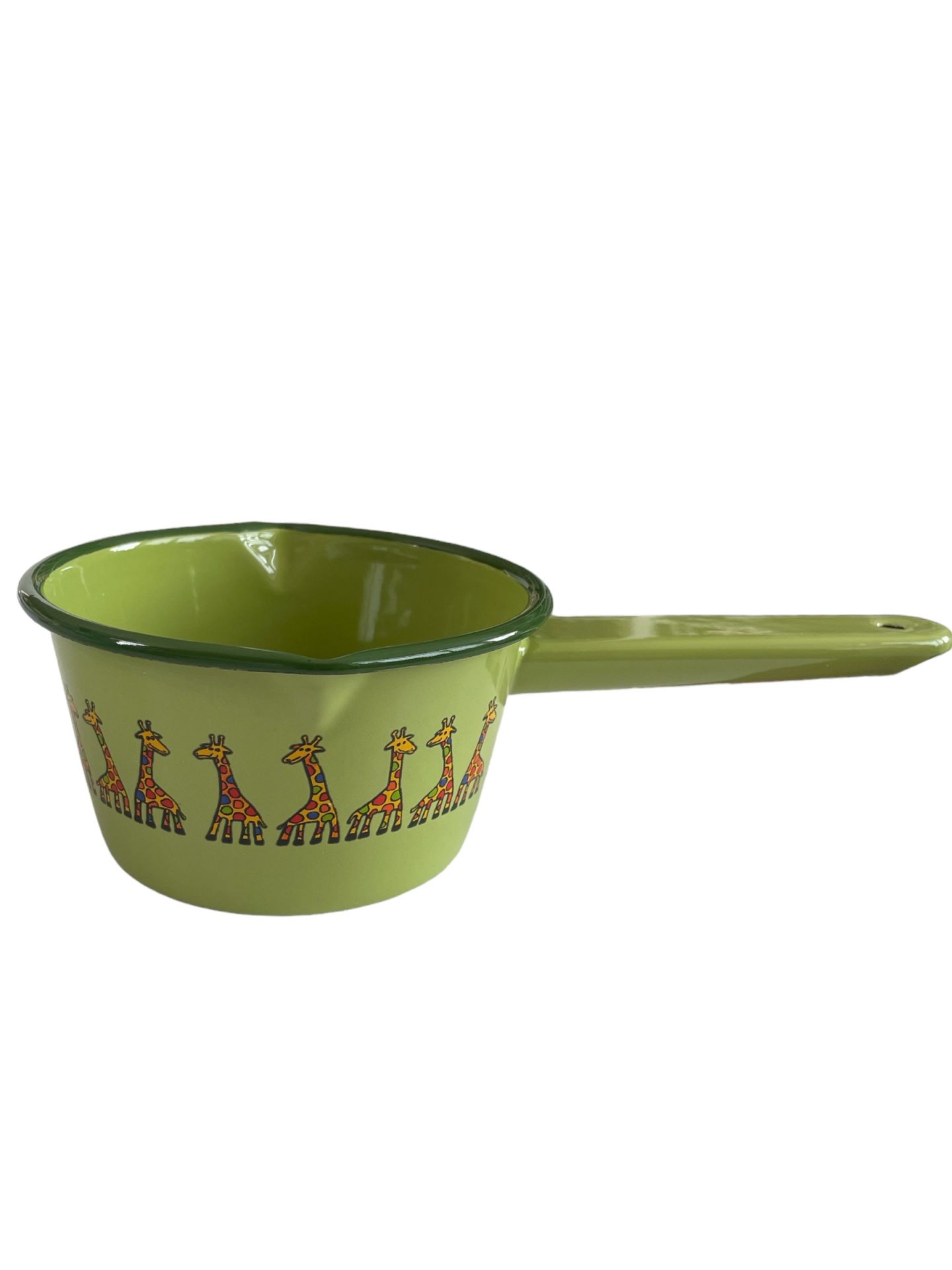 Emaye Küçük Tava-Yeşil Zürafa