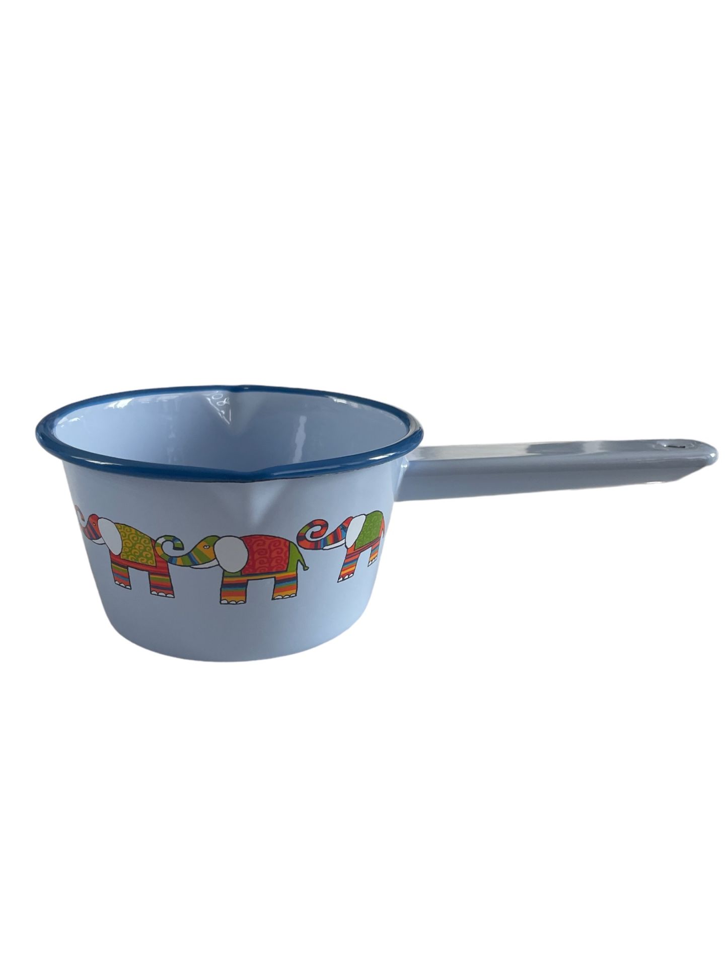 Emaye Küçük Tava-Mavi Fil