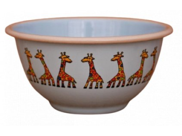 Emaye Kase /12 cm-Açık Mavi Zürafa