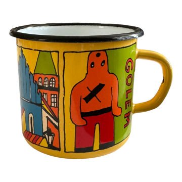 Emaye Büyük Kupa-Sarı Kafka