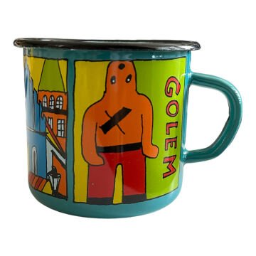 Emaye Büyük Bardak-Petrol Kafka