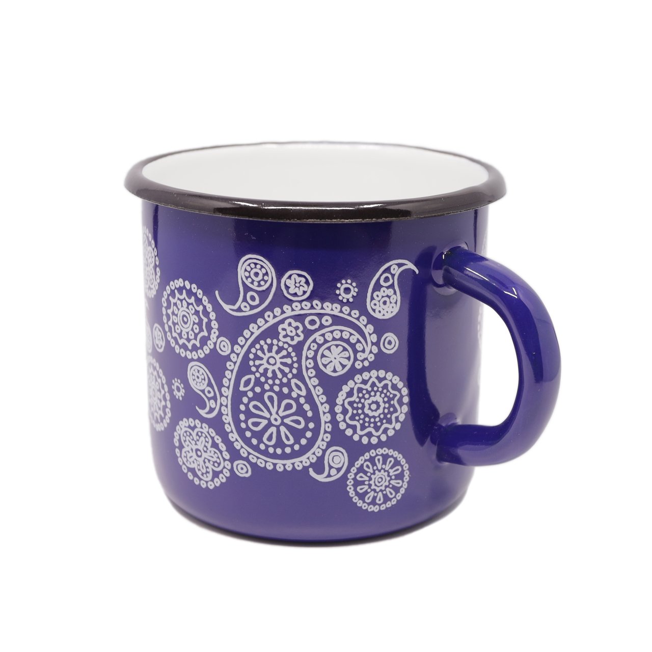 Emaye Bardak-Lacivert Şal